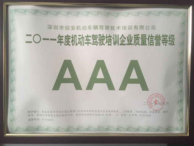 信誉等级AAA