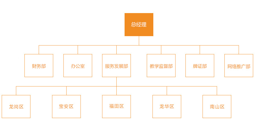 综安驾校组织架构